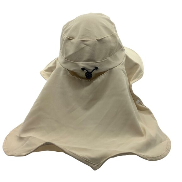 Baobipuo Uv Protection Outdoor Safari Sun Hat With Neck Flap & Mesh Panels - Picture 3 of 5